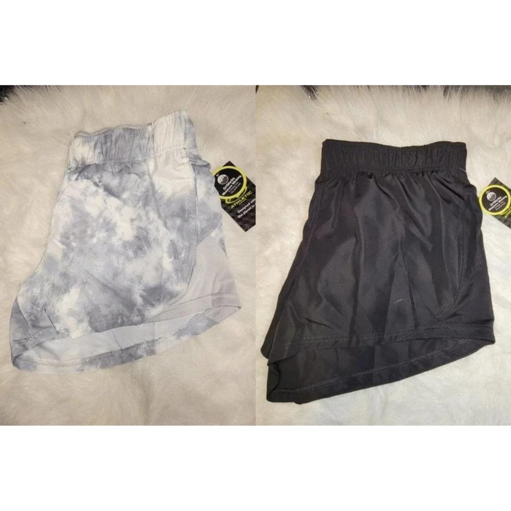 2XL XXL Womens Breif Lined Running Shorts Black Jogging Short Gym Clothes - A